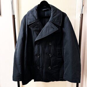 UNIQLO U LEMAIRE Women's Black Oversized Padded Short Peacoat NWOT - size XL